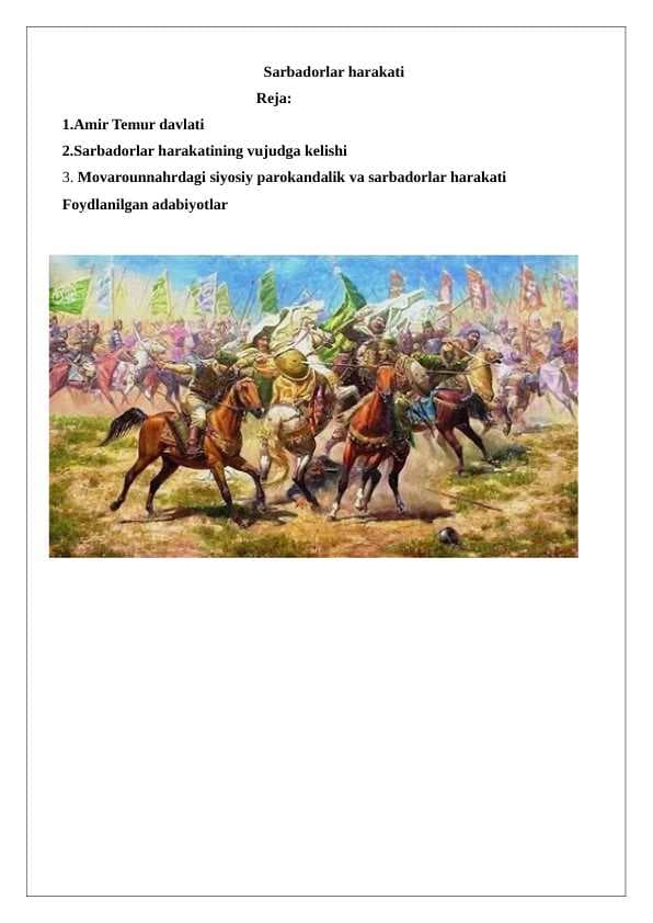 SARBADORLAR HARAKATI 24