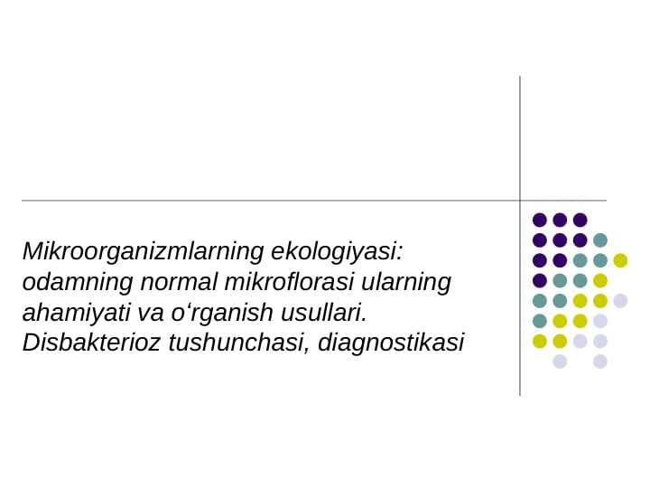 Mikroorganizmlar ekologiyasi