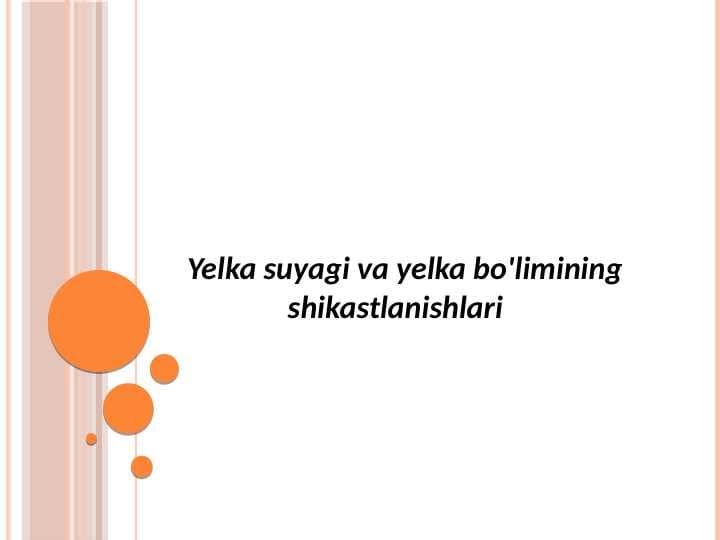 Yelka suyagini sinishi