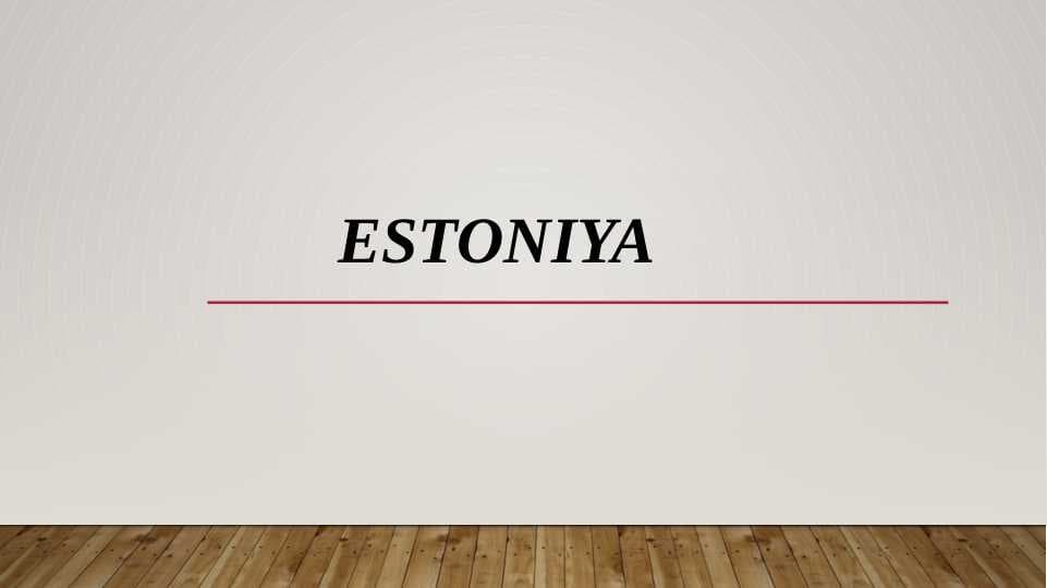 Estoniya bank tizimi