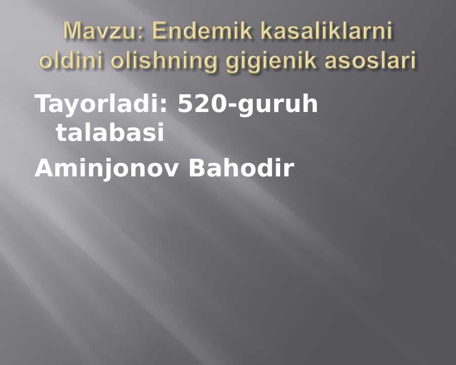 Endokrin tizim kasalliklari