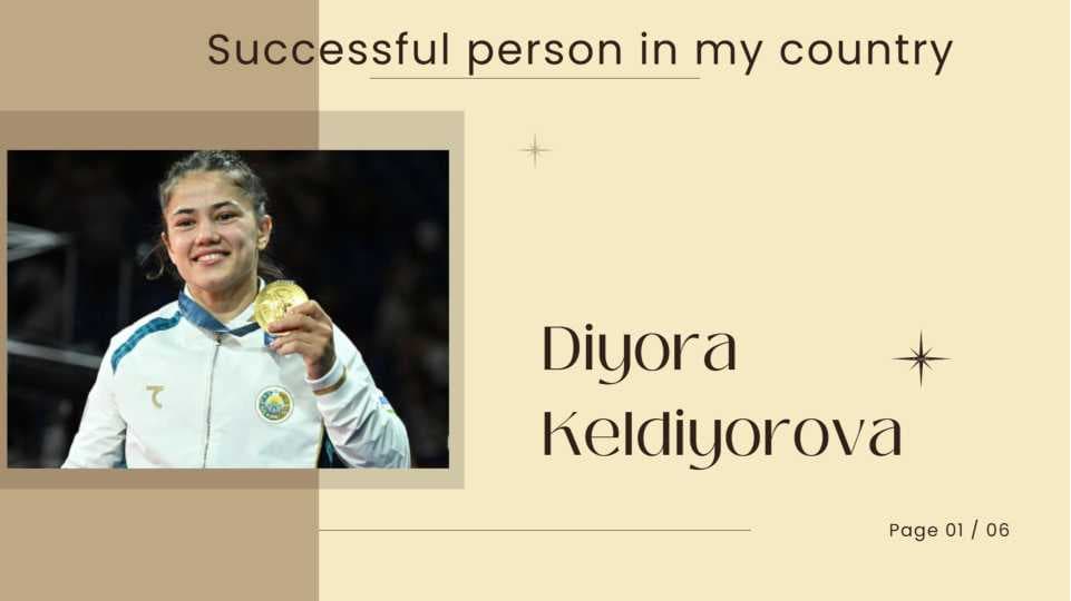 Successful person in my country