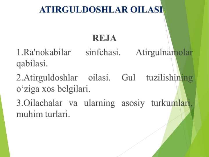 ATIRGULDOSHLAR OILASI.