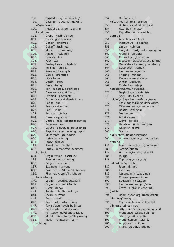 2700 essential words