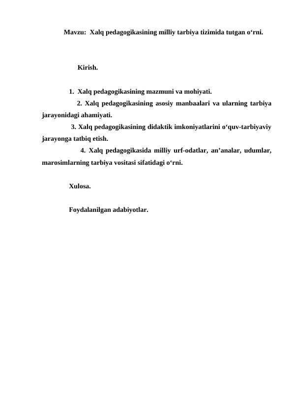 Xalq pedagogikasining milliy tarbiya tizimida tutgan o‘rni.doc