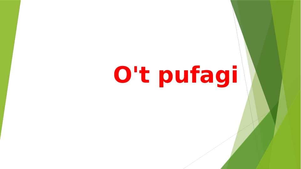 O't pufagi