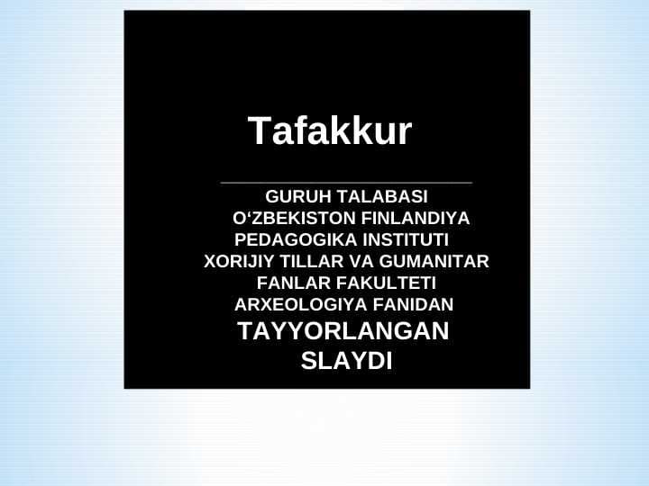 Tafakkur