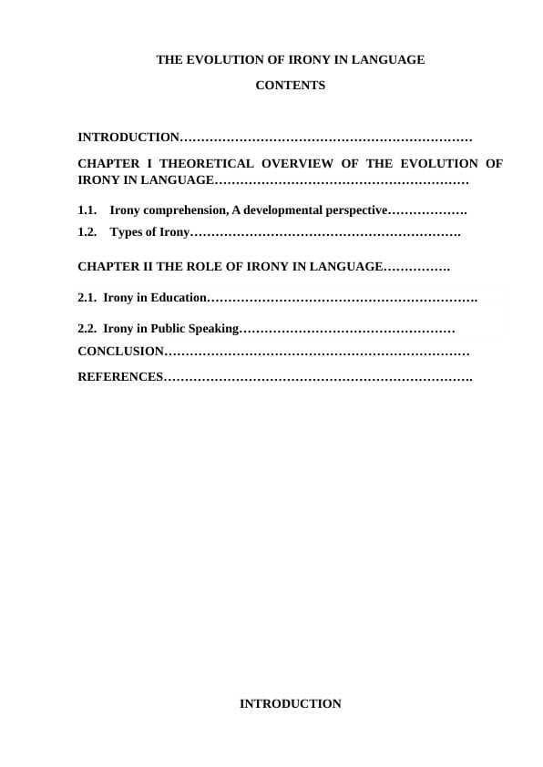 THE EVOLUTION OF IRONY IN LANGUAGE COURSE PAPER.docx