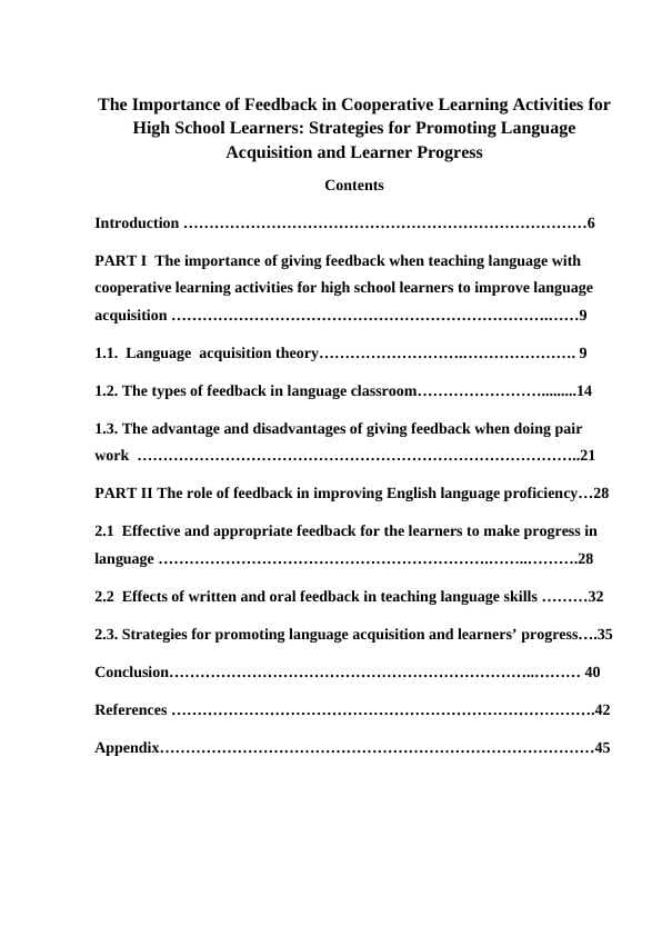 The Importance of Feedback in Cooperative Learning Activities for High School Learners.docx