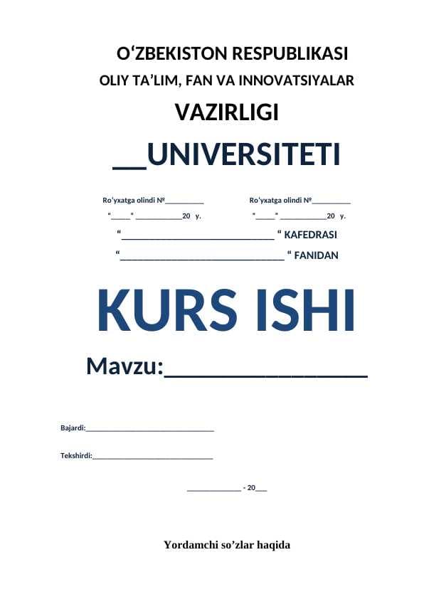 Yordamchi so’zlar haqida