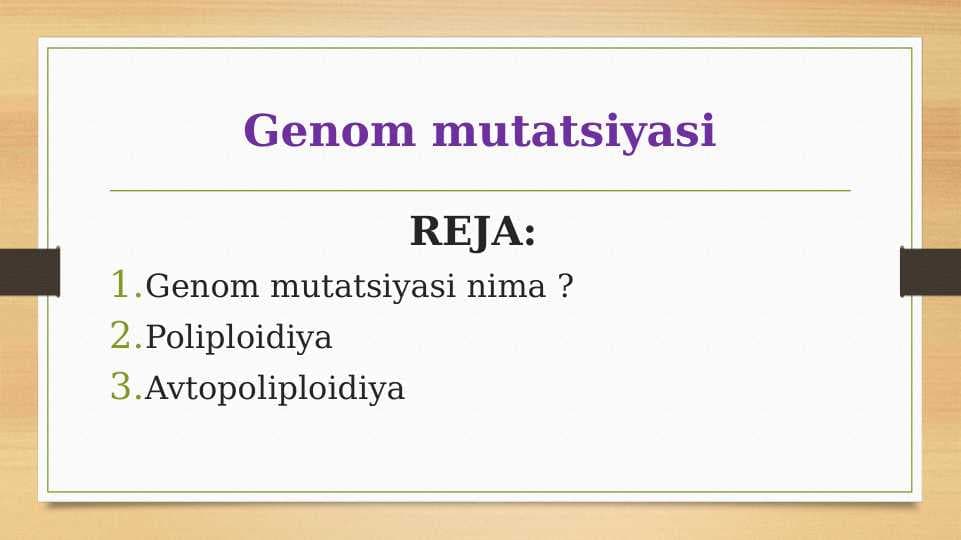 Genom mutatsiyasi