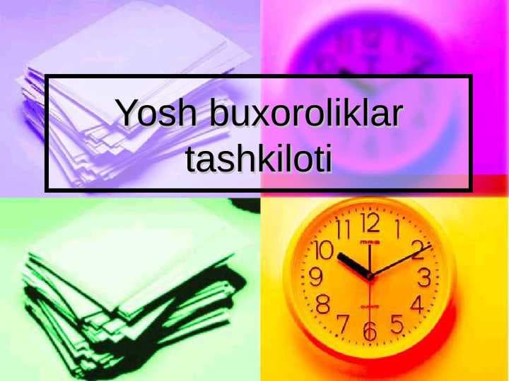 Yosh buxoroliklar tashkiloti