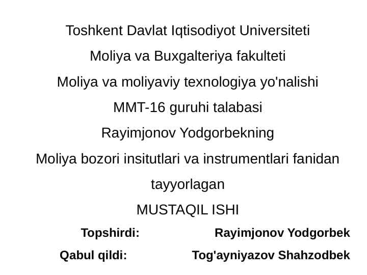 Islomiy qimmatli qog'ozlarning fundamental asosi