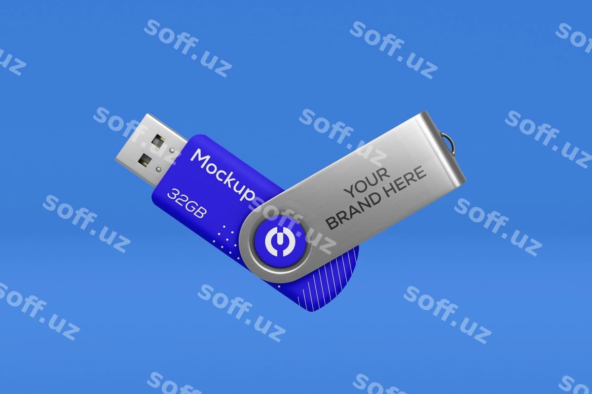 Flash drive mockup dizayni | Flash drive mockup design