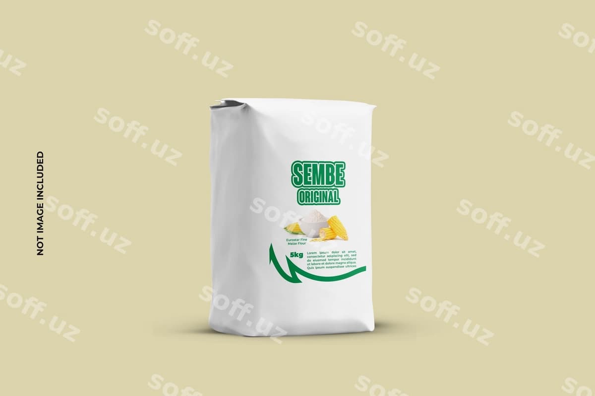 Flour package mockup | Flour package mockup