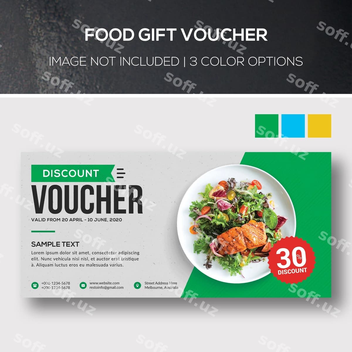 Ovqat sovg'a voucheri | Food gift voucher