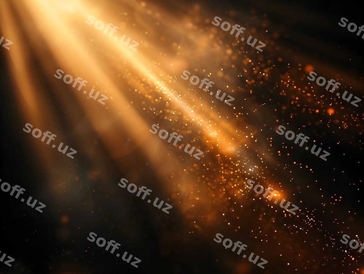 Oltin yorqin qora fonda | Golden light black background