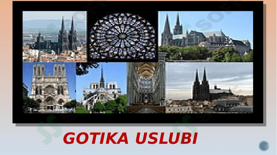 Me'morchilik asoslari fanidan mustaqil ishi