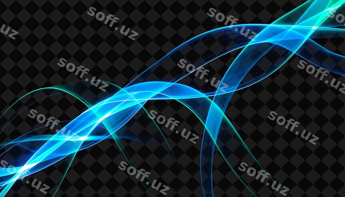 Ko'k fondagi grafik dalga | Graphic wave with blue background