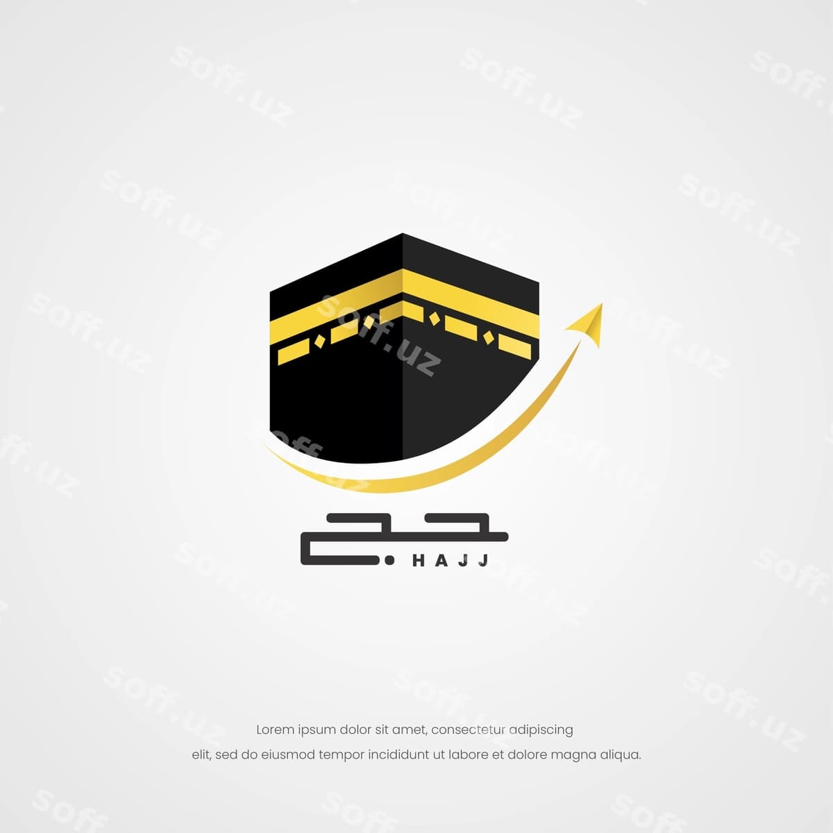 Hajj sayohati logotipi dizayni | Hajj travel logo design
