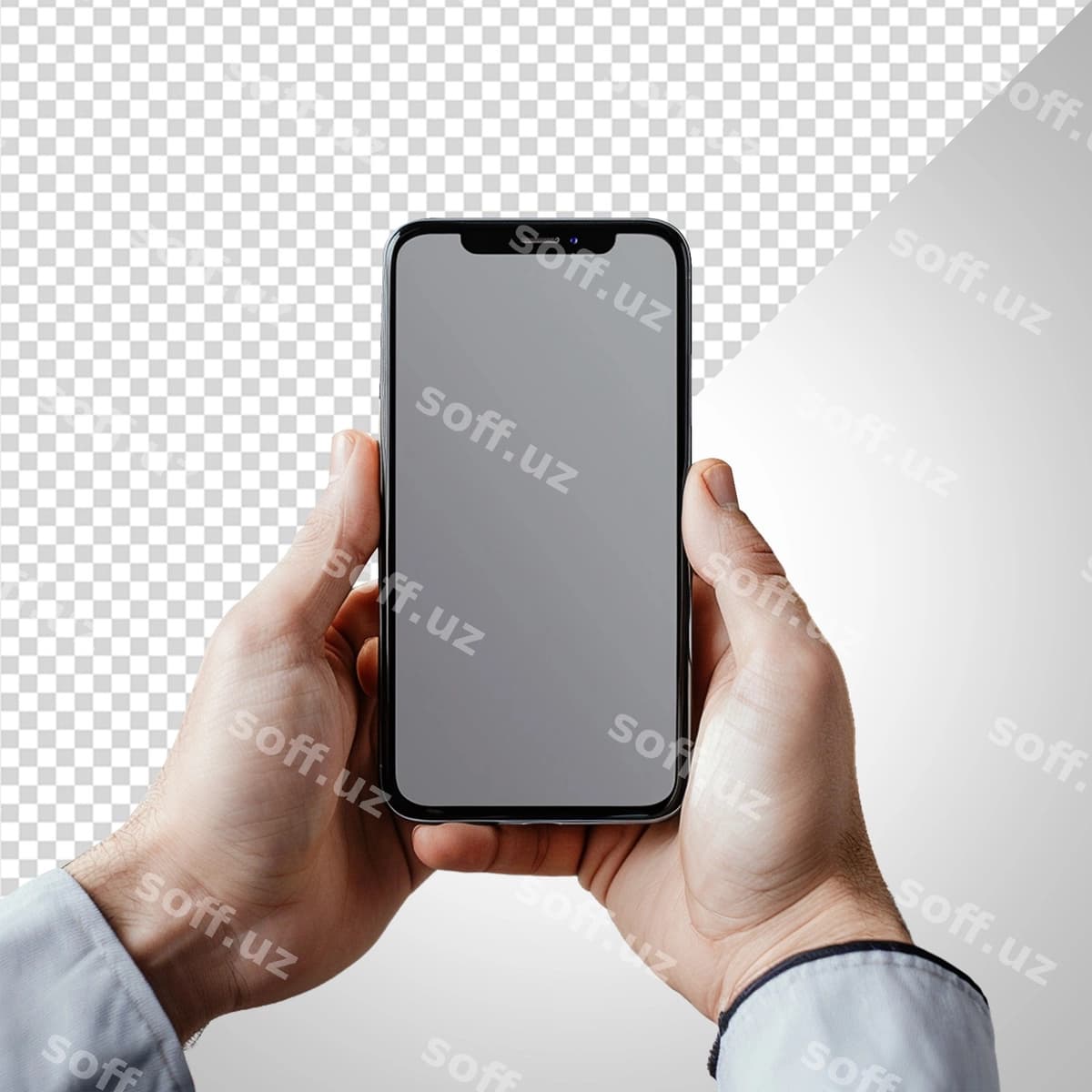 Qo'l telefon ekrani png | Hand holding phone screen png