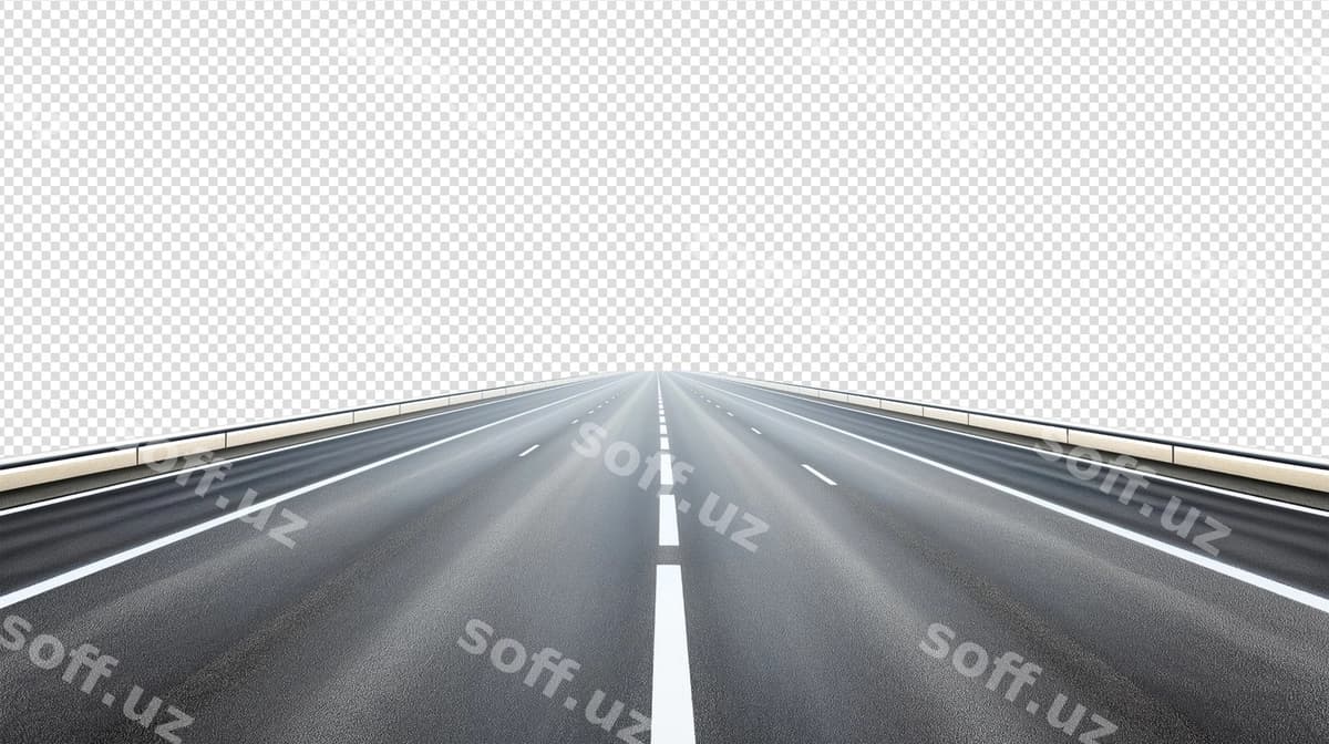 Avtomagistral yo'li PNG shaffof | Highway road png transparent