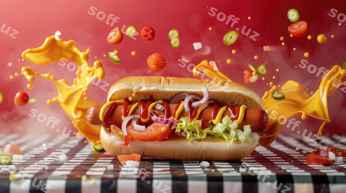 Mustangli hot dog | Hot dog with mustard