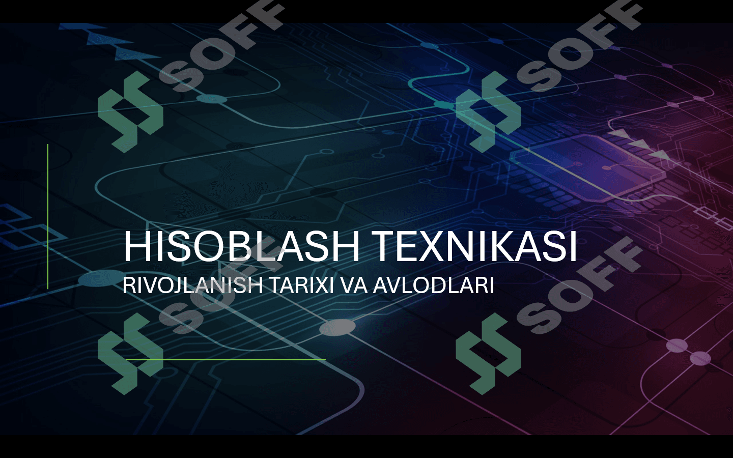 Kompyuterlar rivojlanish tarixi, avlodlari