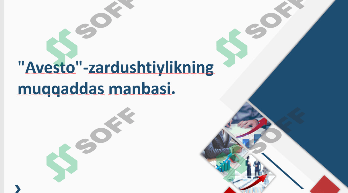 "Avesto"-zardushtiylikning muqqaddas manbasi