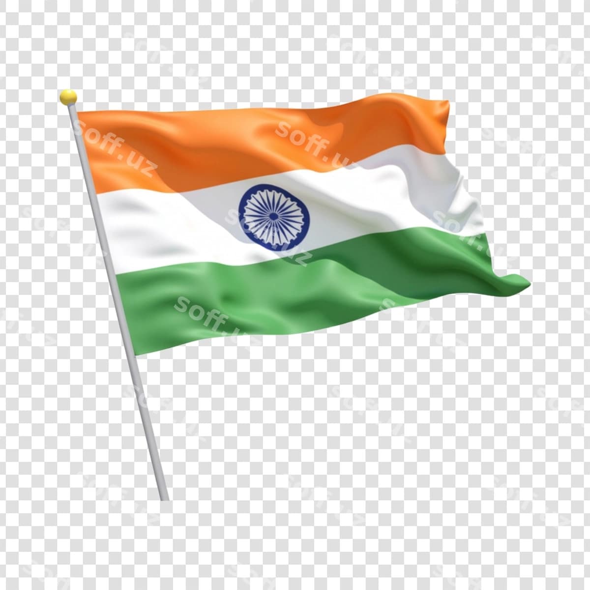 Hindiston milliy bayrog‘i hilpirayapti | Indian national flag waving