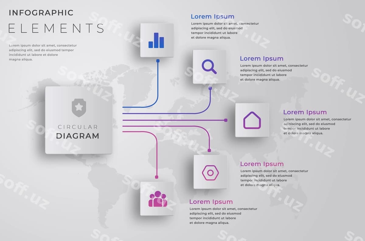 Infografika shabloni | Infographic template