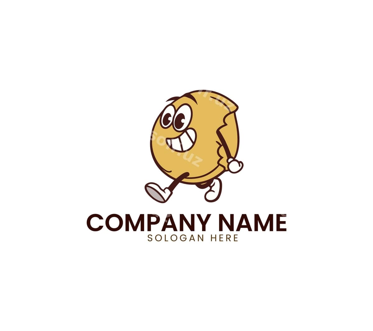 Karipap shaxsiyat logotipi | Karipap character logo