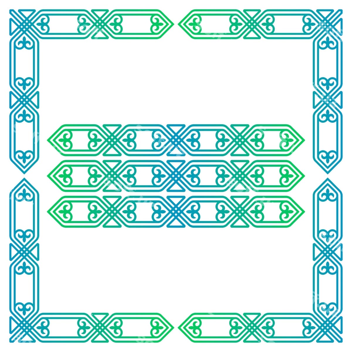 Qozogʻ naqshi | Kazakh ornament