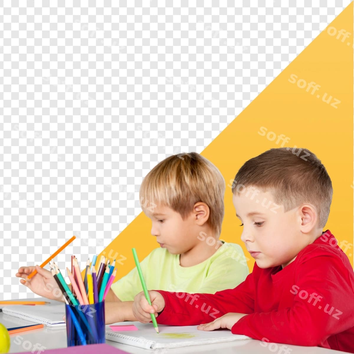 Bolalar birgalikda rasm chizishadi | Kids drawing together