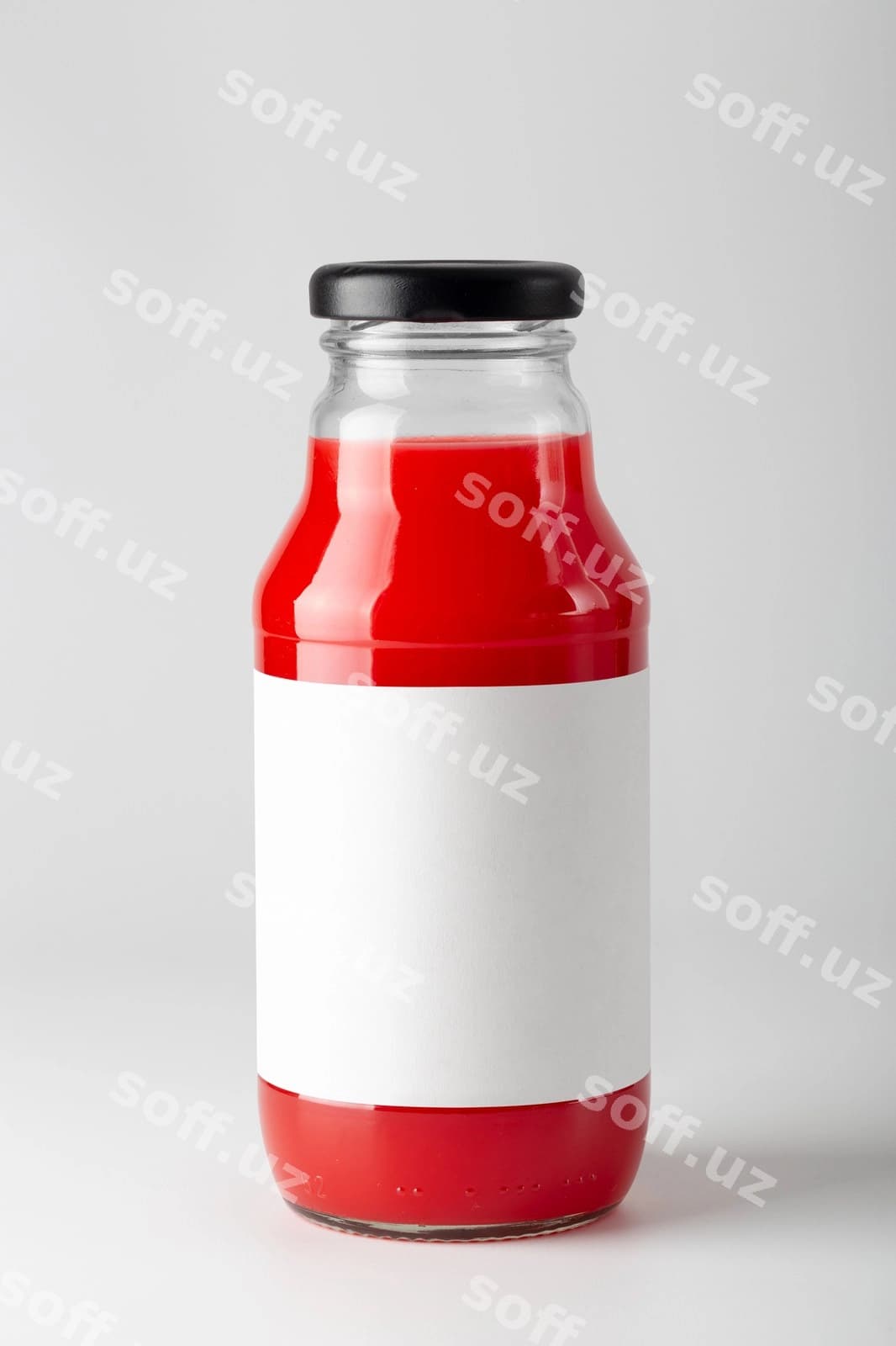 Yorlika namuna shisha idish | Label mockup glass bottle
