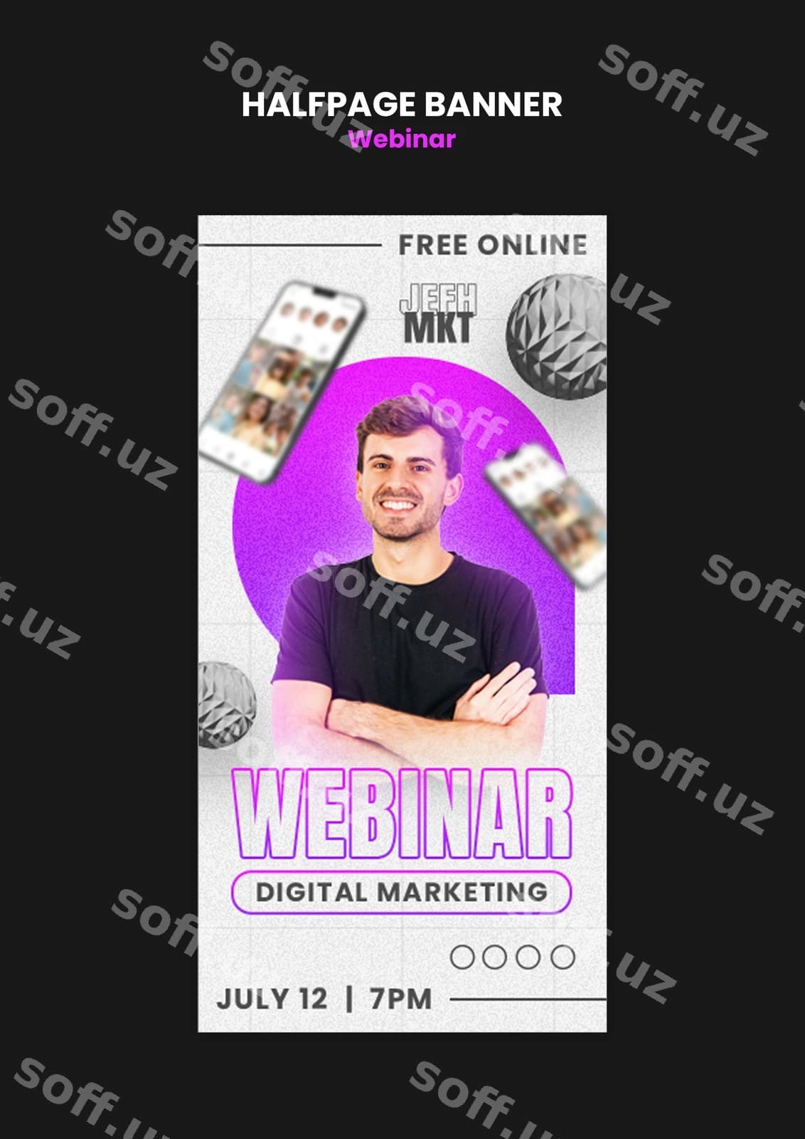 O'quv webinar shabloni | Learning webinar template