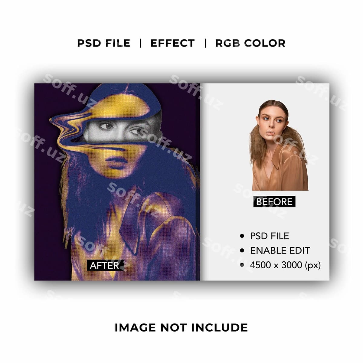 Liquify fotosurat effekti | Liquify photo effect