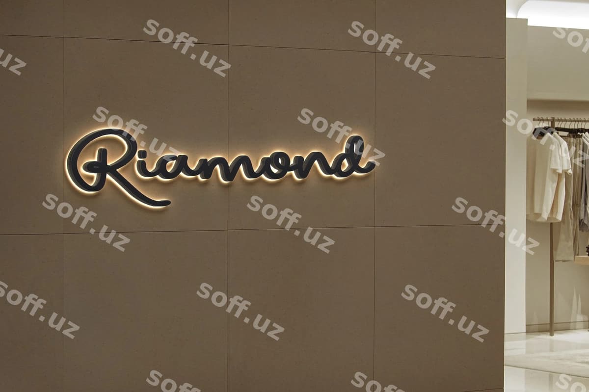 Logotip namuna luks devor 3d belgi | Logo mockup luxury wall 3d sign