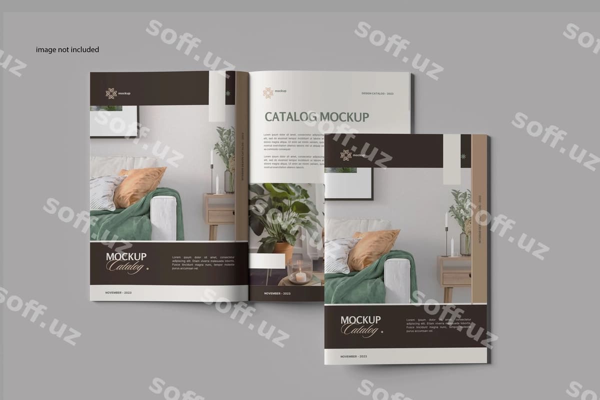 Magazin a4 namunasi | Magazine a4 mockup