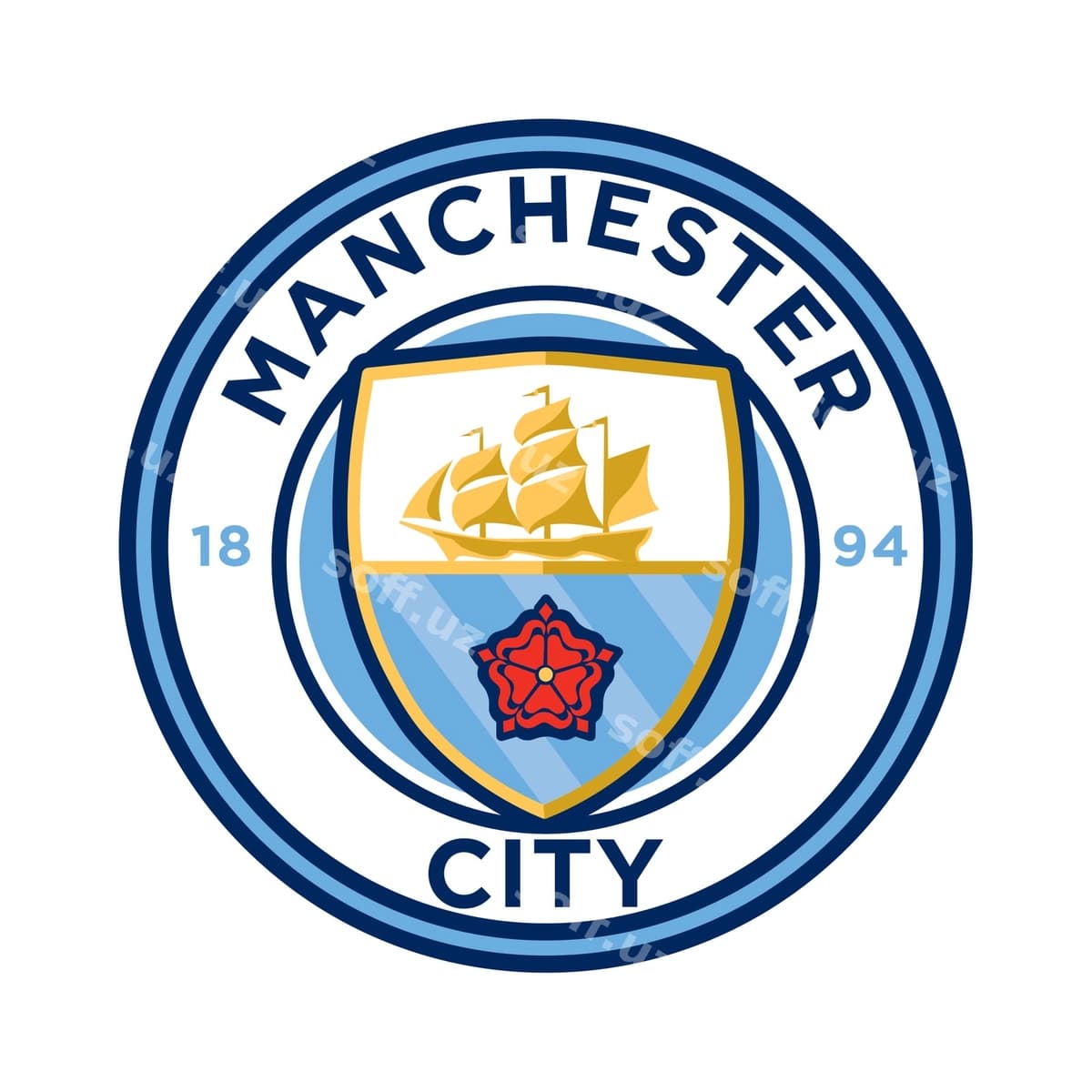 Manchester City logotipi vektor | Manchester city logo vector