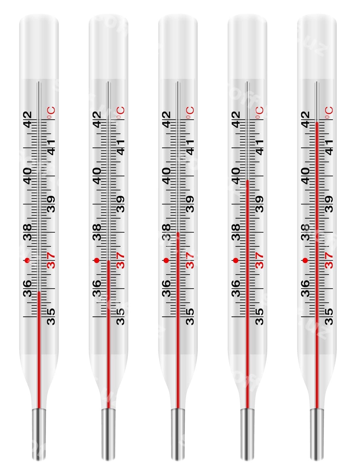 Tibbiy termometr komplekti | Medical thermometer set