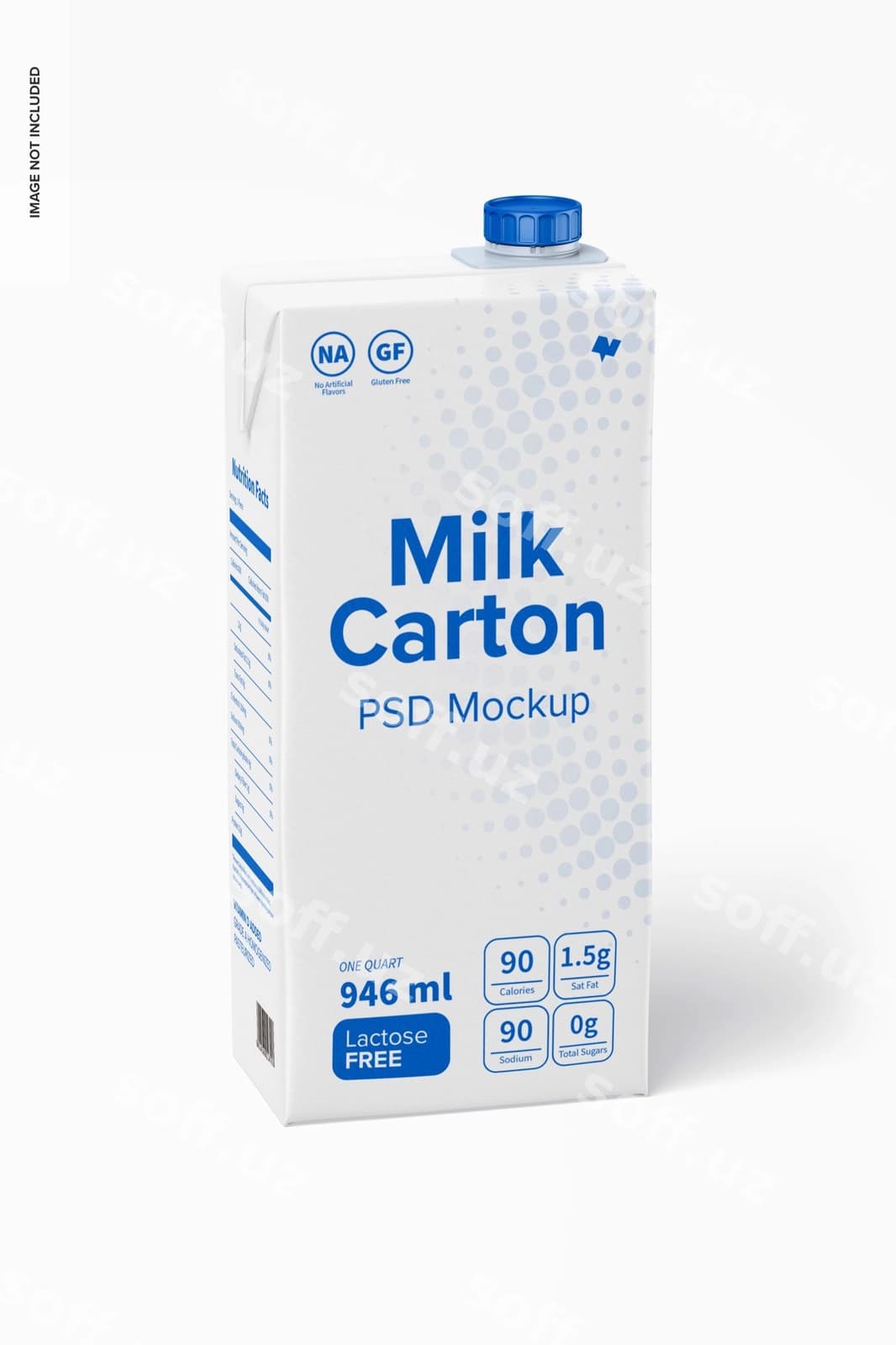 Sut karton namuna | Milk carton mockup