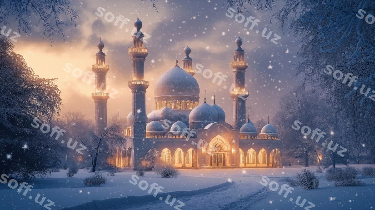 Masjid qor | Mosque snow