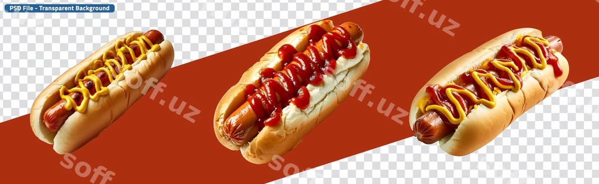 Moshuk uchlik: ketchup, mustard, ikkalasi ham | Mouthwatering trio ketchup mustard both