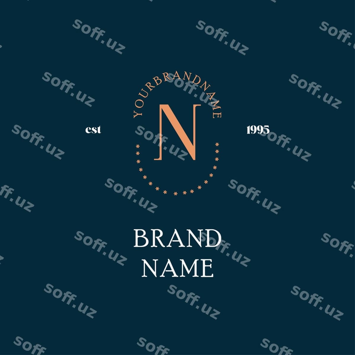 N oltin rangli hashamatli logotip | N gold luxury logo