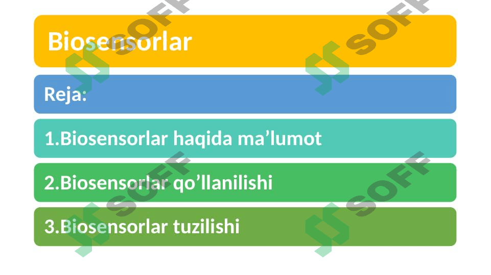 Biosensorlar