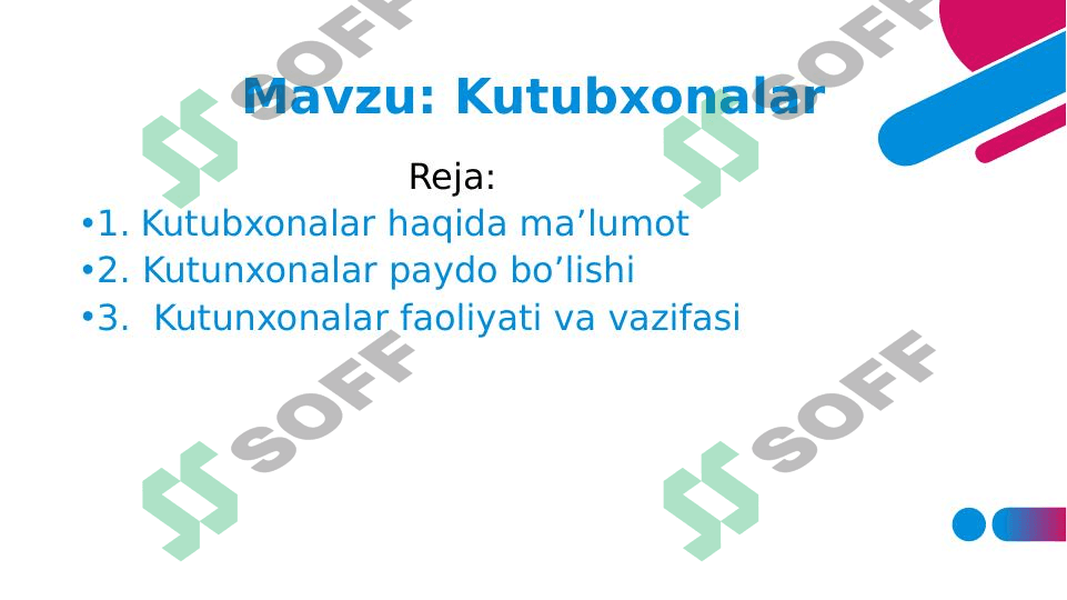 kutubxonalar