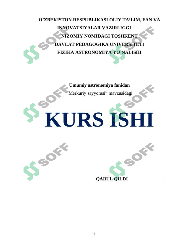 merkuriy sayyorasi