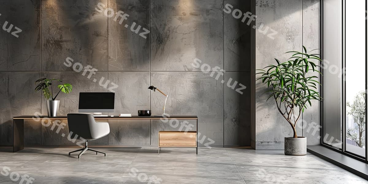 Zamonaviy boshqaruvchi ofis ish joyi | Ontemporary executive office workspace