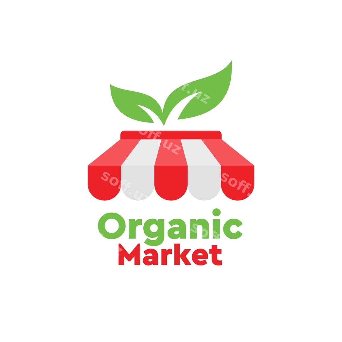 Organik bozor logotipi dizayni | Organic market logo design